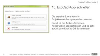 15. exocad-App schließen